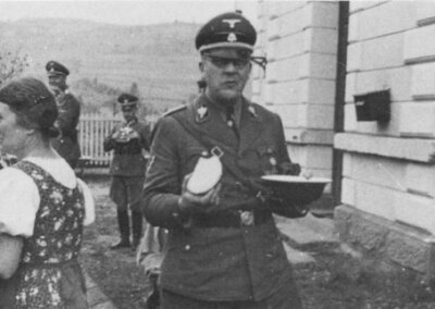 Sól, wrzesień 1940 r. Erich von dem Bach dokonuje inspekcji Aktion Saybusch